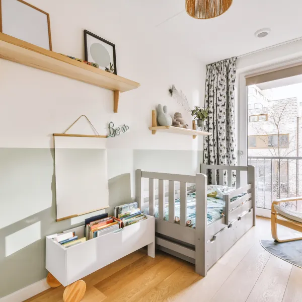 geschilderde babykamer